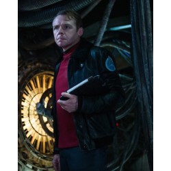 Star Trek Simon Pegg leather Jacket